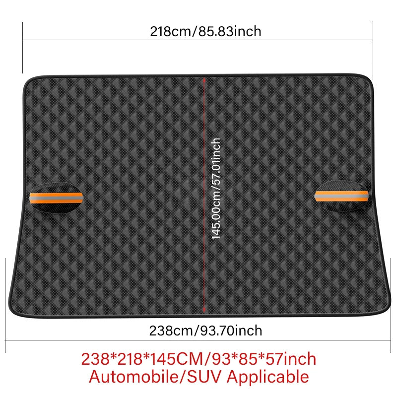 Car Windshield Covers Snow Shield Waterproof Winter Outdoor Awning Sunshield Half Protector Cover External Front Window Sunshade