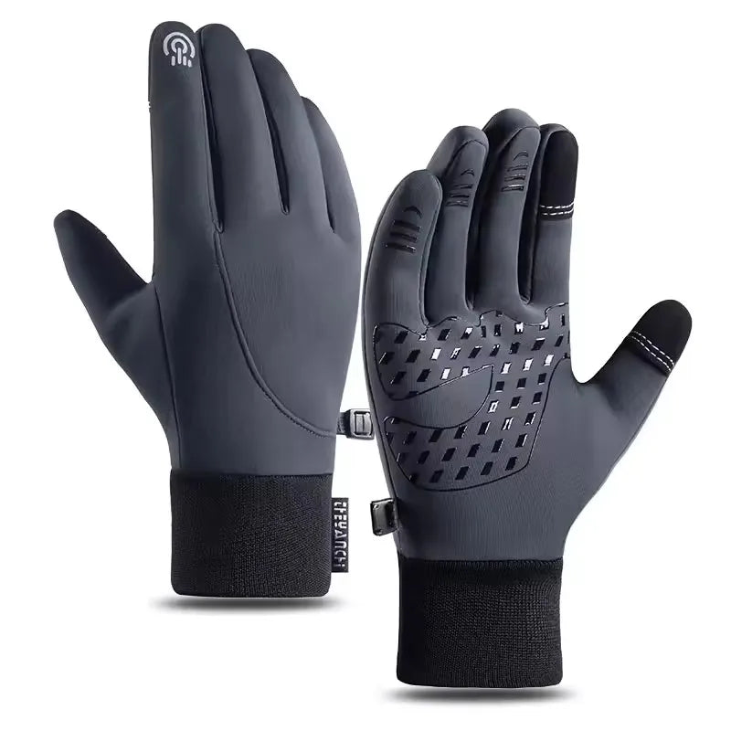 Winter Gloves for Men Women - Waterproof Thermal Glove for Cold Weather,for Running Cycling with Touchscreen Finger