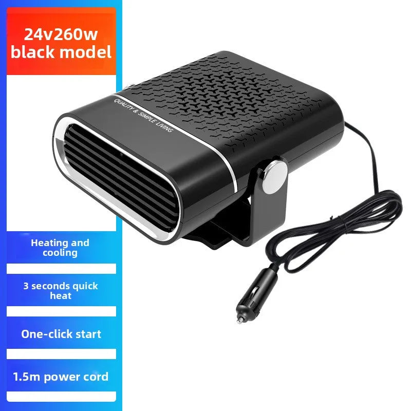 12v 24v Fast Heating Car Heater Truck Excavator Vehicle Interior Warmer Electric Heater for Cars Car Warmer Heater for Winter