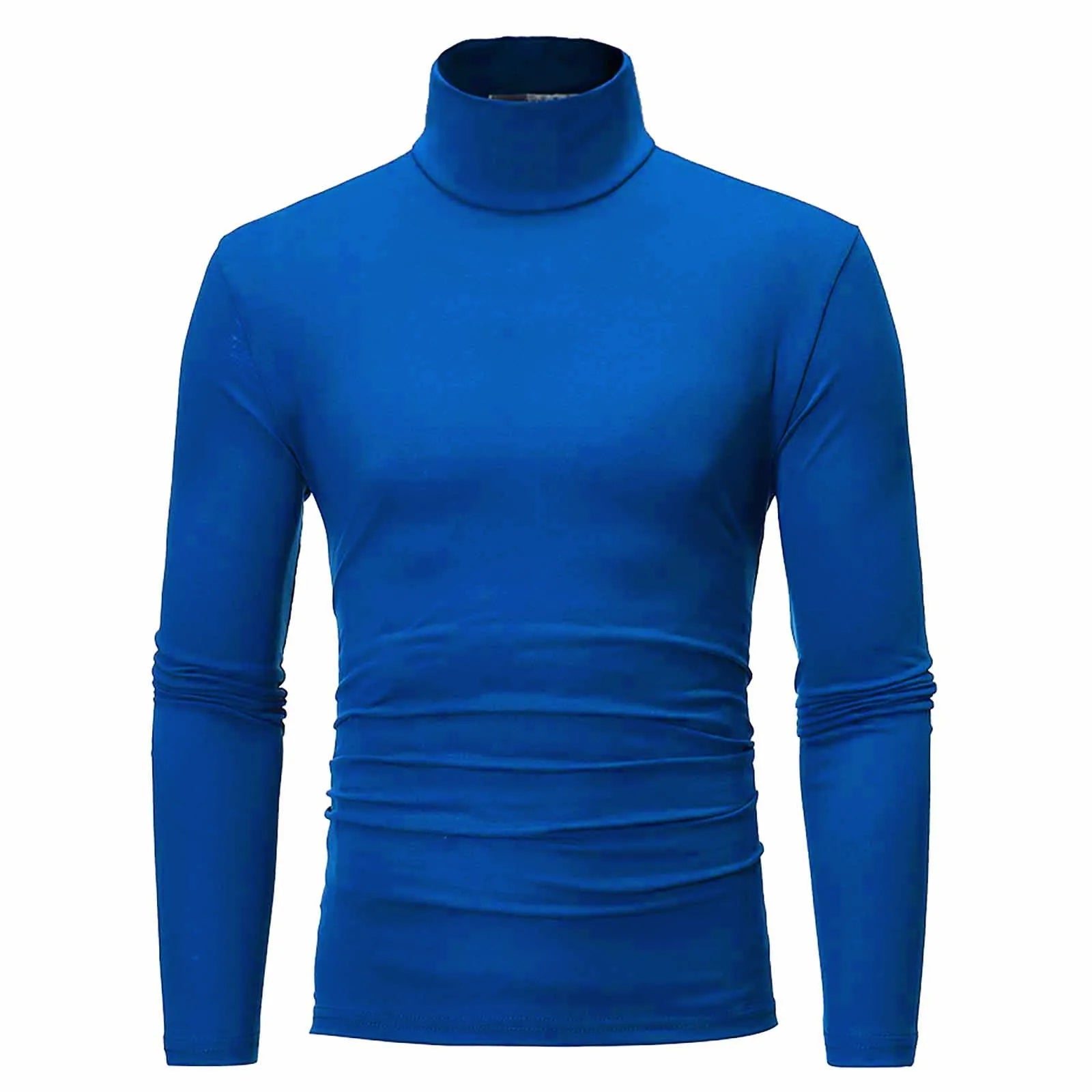 Thermal Underwear Tops Men Winter Clothes Thermal Shirt Autumn Men's Winter Tights High Neck Thin Slim Fit Long Sleeve T-shirt