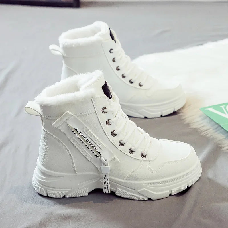 Winter Snow Boots for Women 2025 New Casual High-top Shoes Warm Sneakers Platform Comfortable Ankle Boots Women Shoes for Women